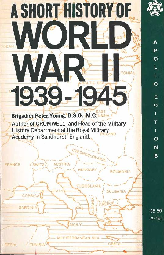 book titled: A Short History of World War II, 1939-1945.